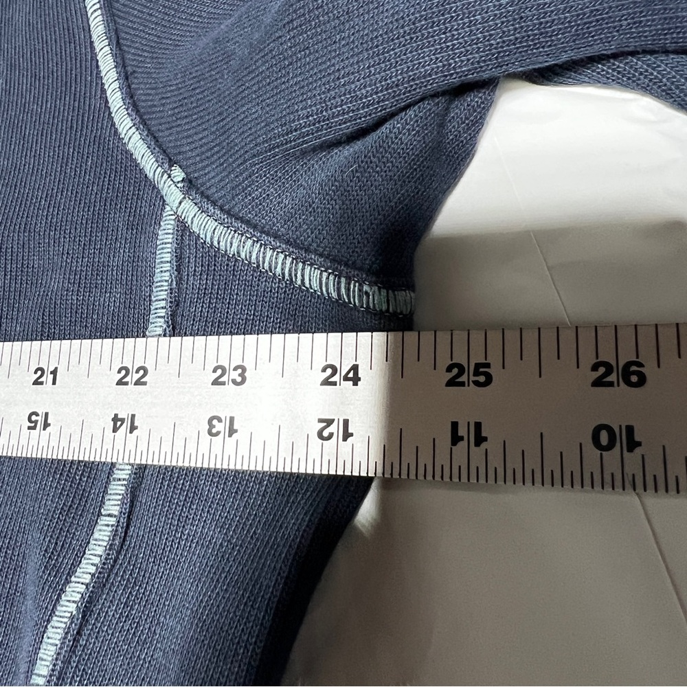 Tommy Bahama Relax Mens Dark Blue Quarter Zip Pullover Sweater Size M 100%cotton - Picture 7 of 11